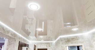 Натяжной ПВХ потолок Сокол, цена от 2150 руб.